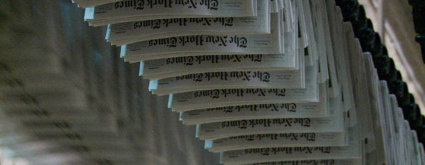 Page One: Inside New York Times